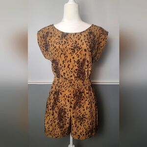 Forever 21 cheetah print romper